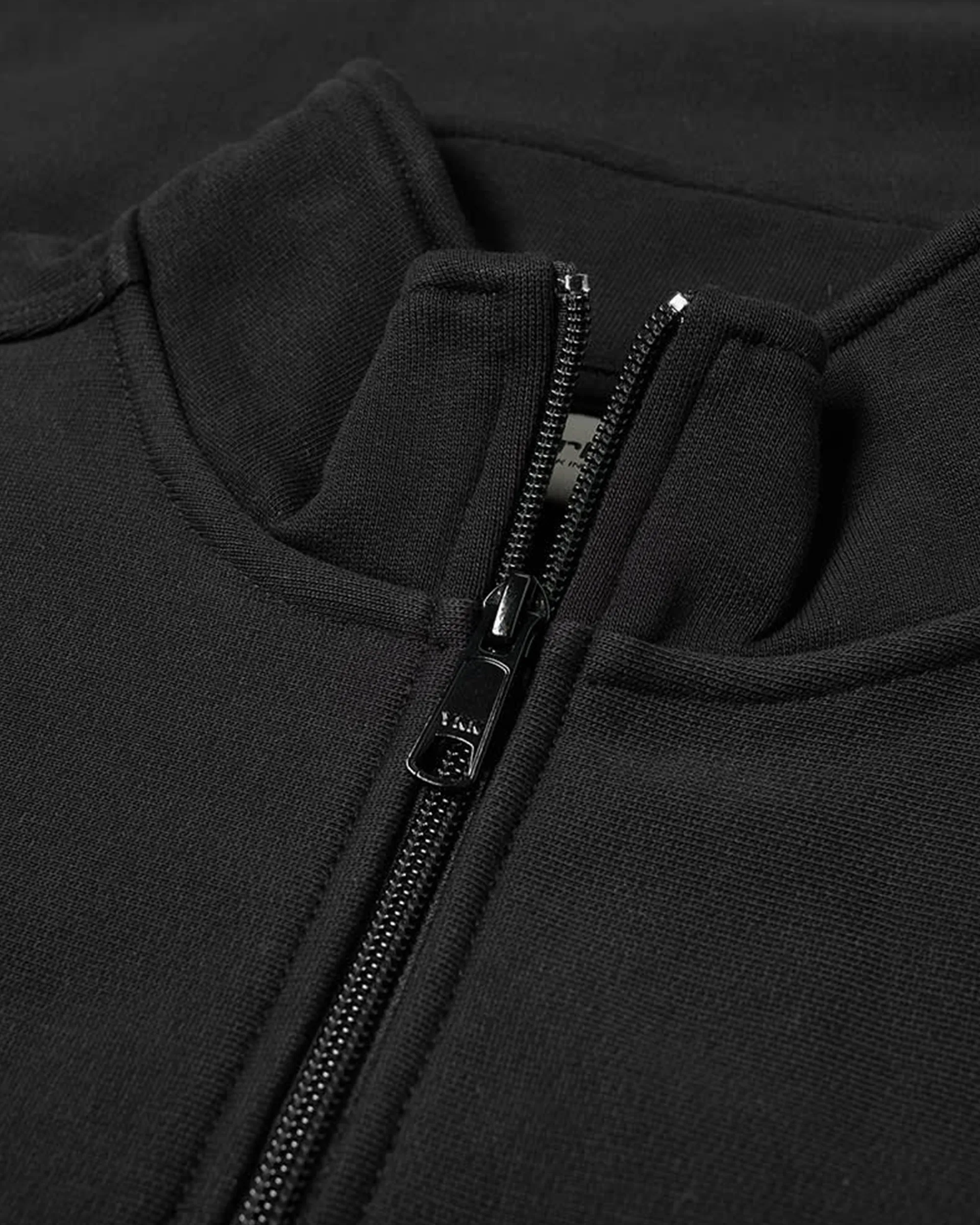 American Script Half Zip Sweatshirt - Black