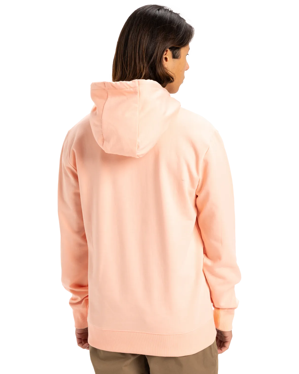 Basic Hoodie in Peach Parfait