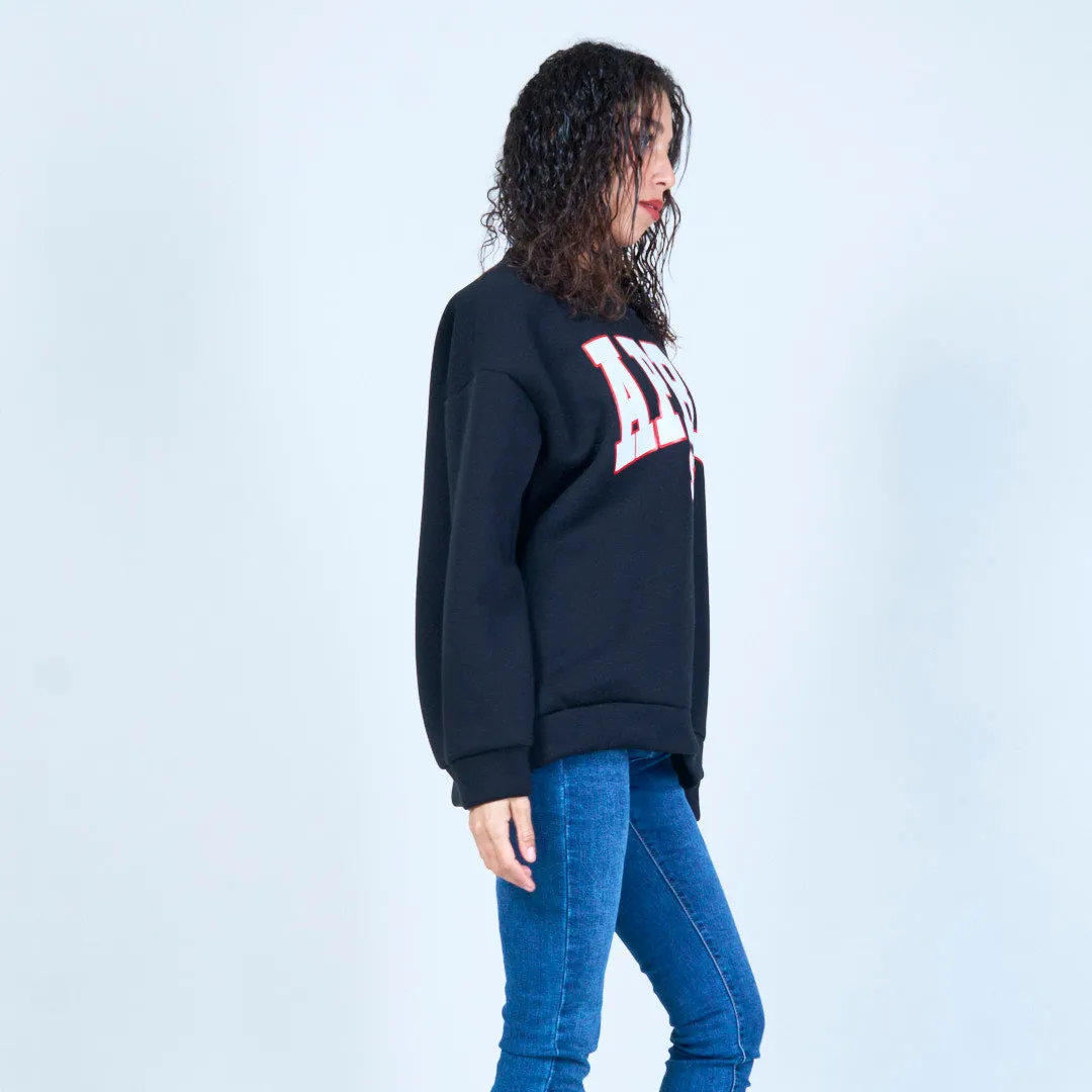 Bold après-ski oversized sweatshirt wholesale