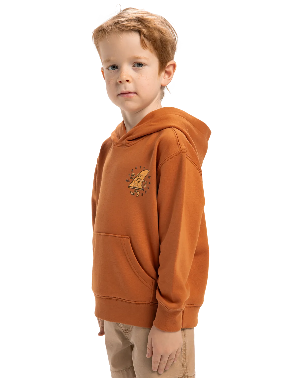 Boys Rainmaker Hoodie in Bran