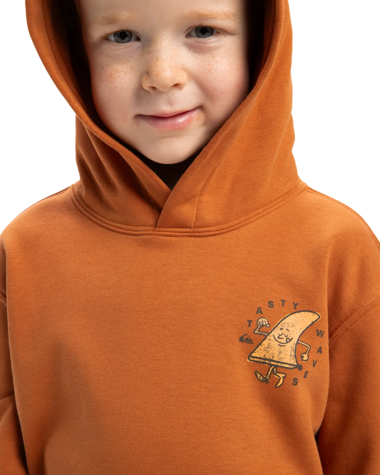 Boys Rainmaker Hoodie in Bran