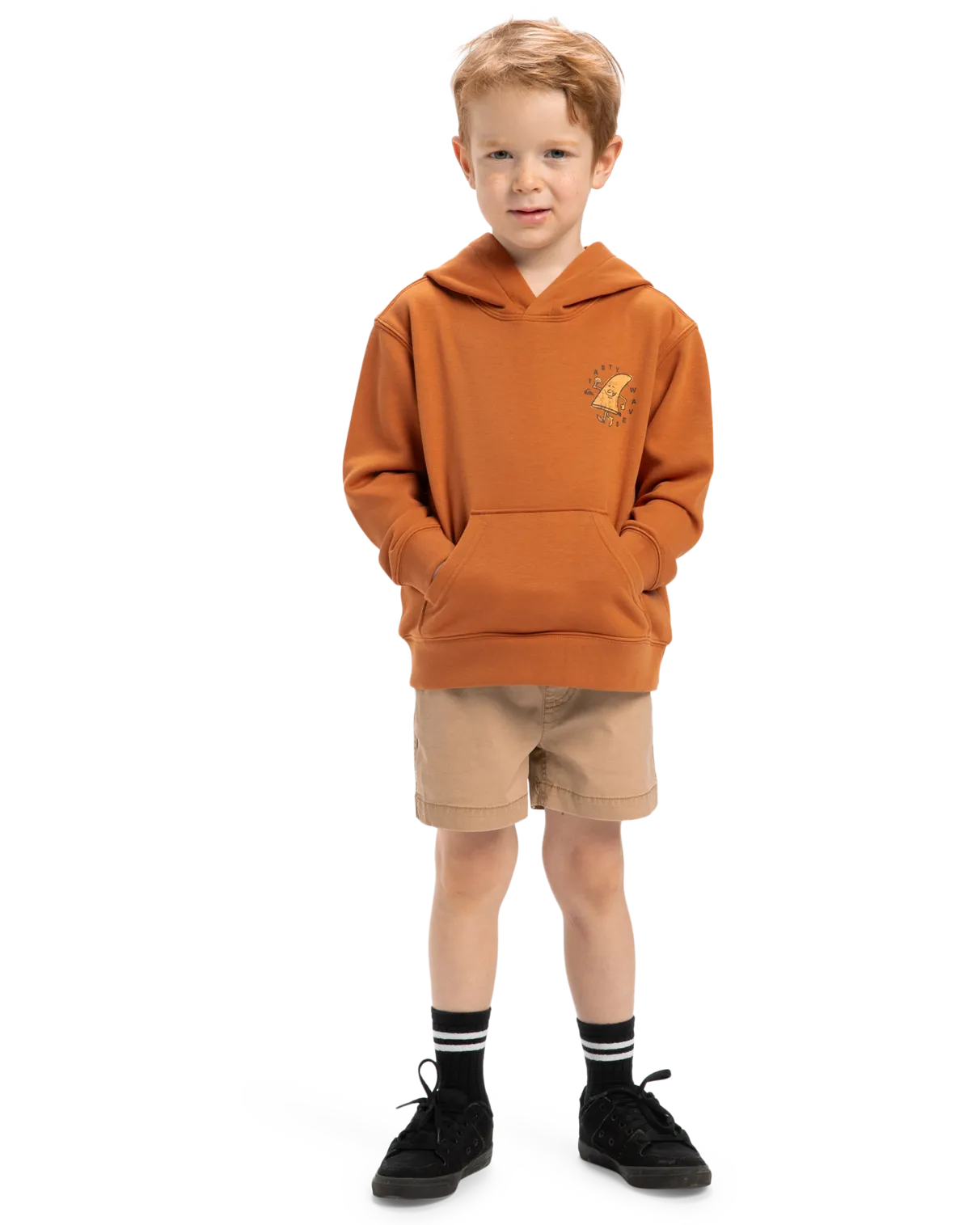 Boys Rainmaker Hoodie in Bran