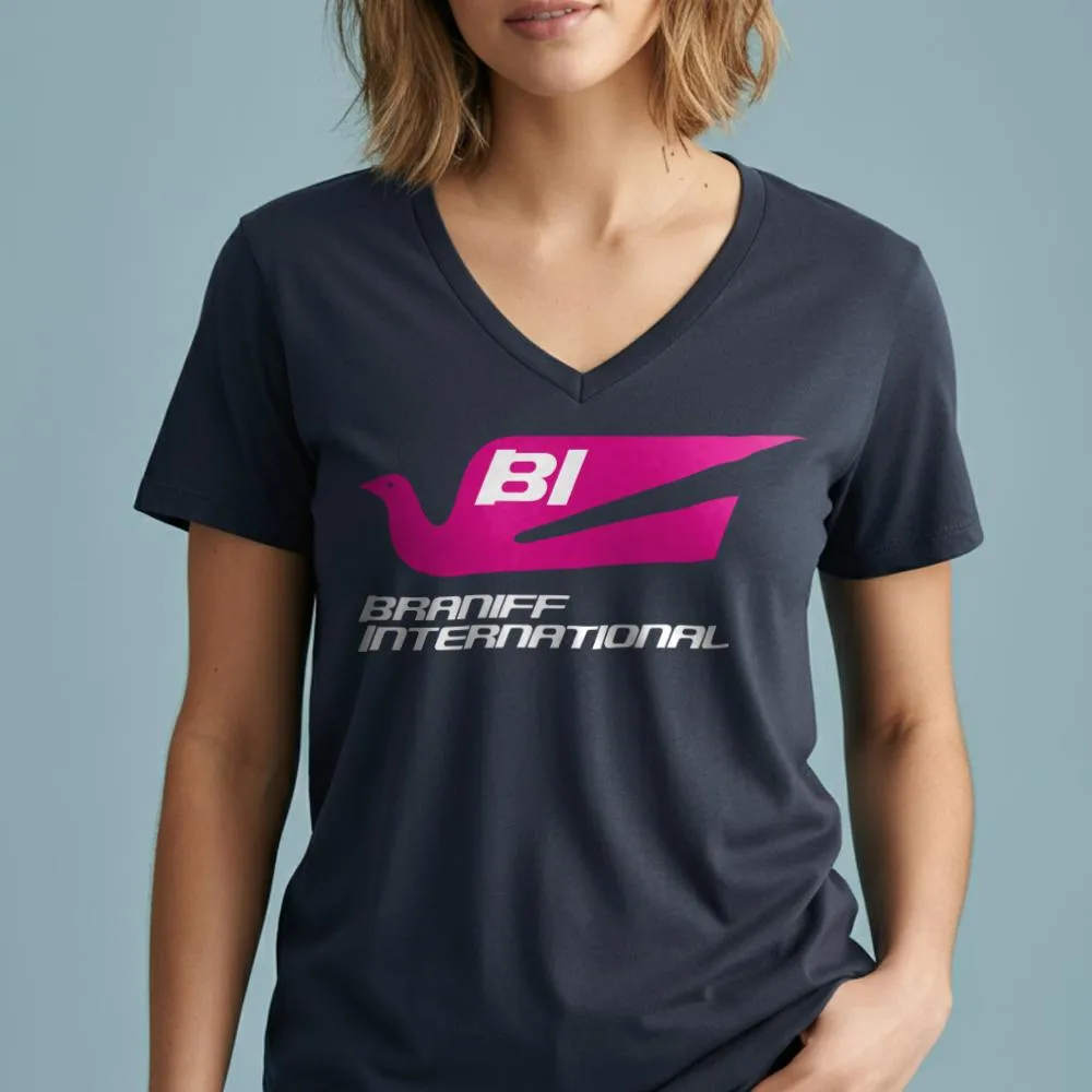 Braniff - Women's V-Neck T-Shirt