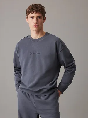 Calvin Klein Men's Tonal Logo Sweatshirt - Turbulence W/ Ink