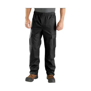 Carhartt Men's Relaxed Fit Midweight Rain Pant - Black