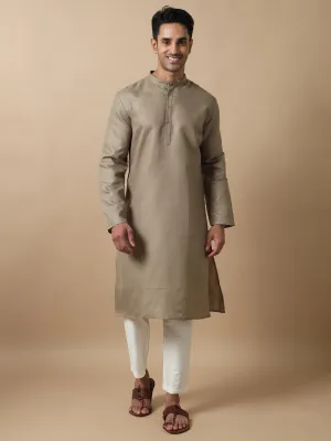 Cement Grey Long Kurta