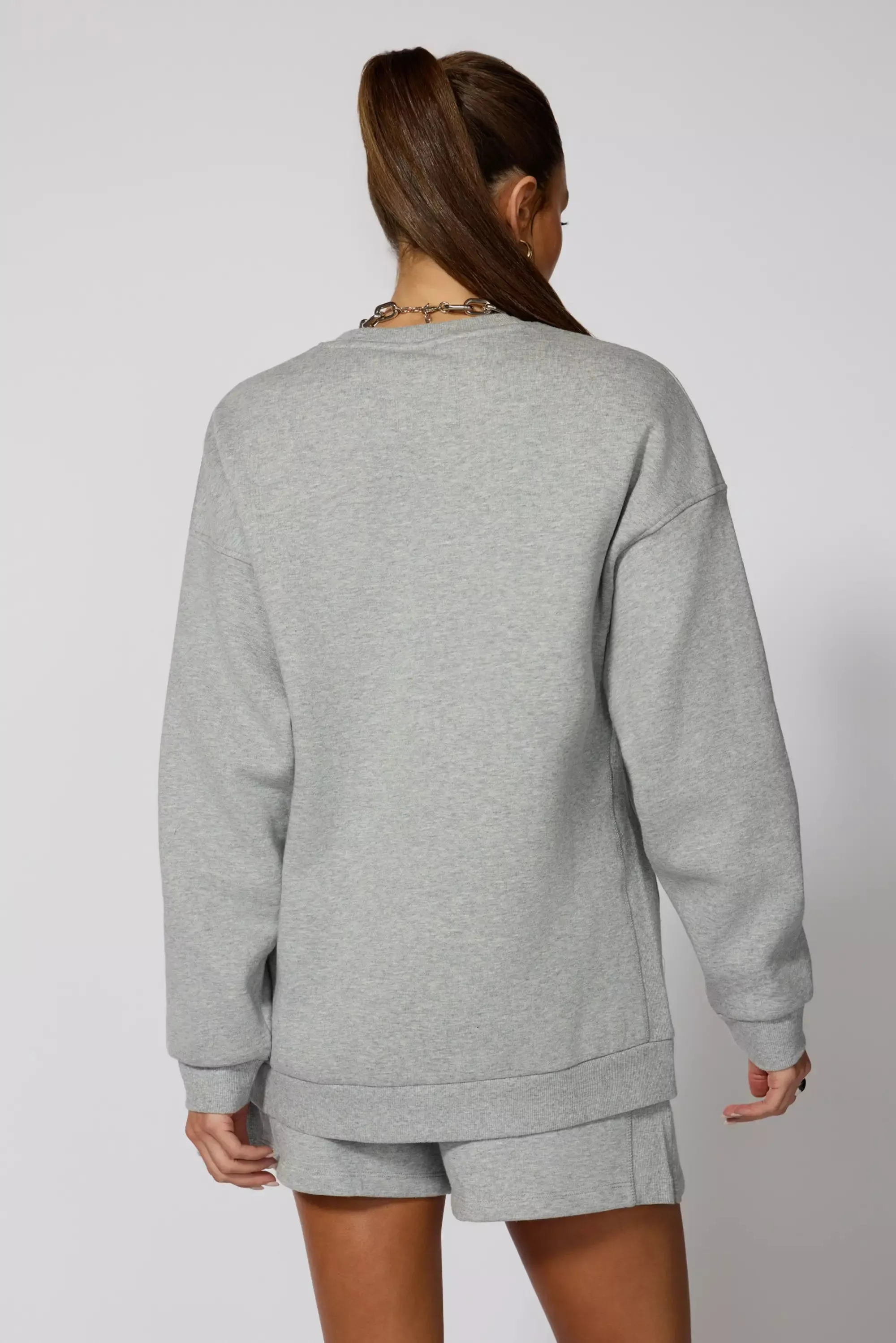 Comfort Fleece Relaxed Sweatshirt - Htr Concrete