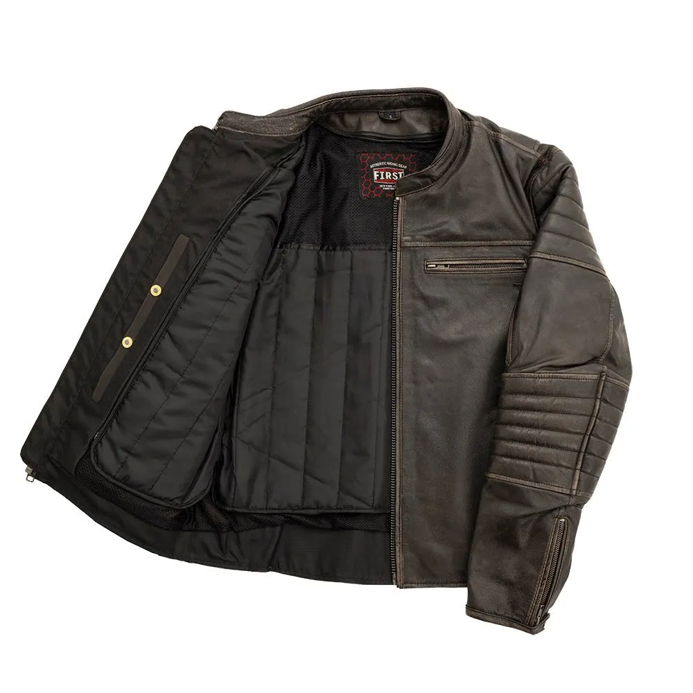 Commuter Men's Motorcycle Leather Jacket