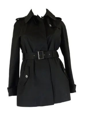 David Lawrence Black Trench Coat 12