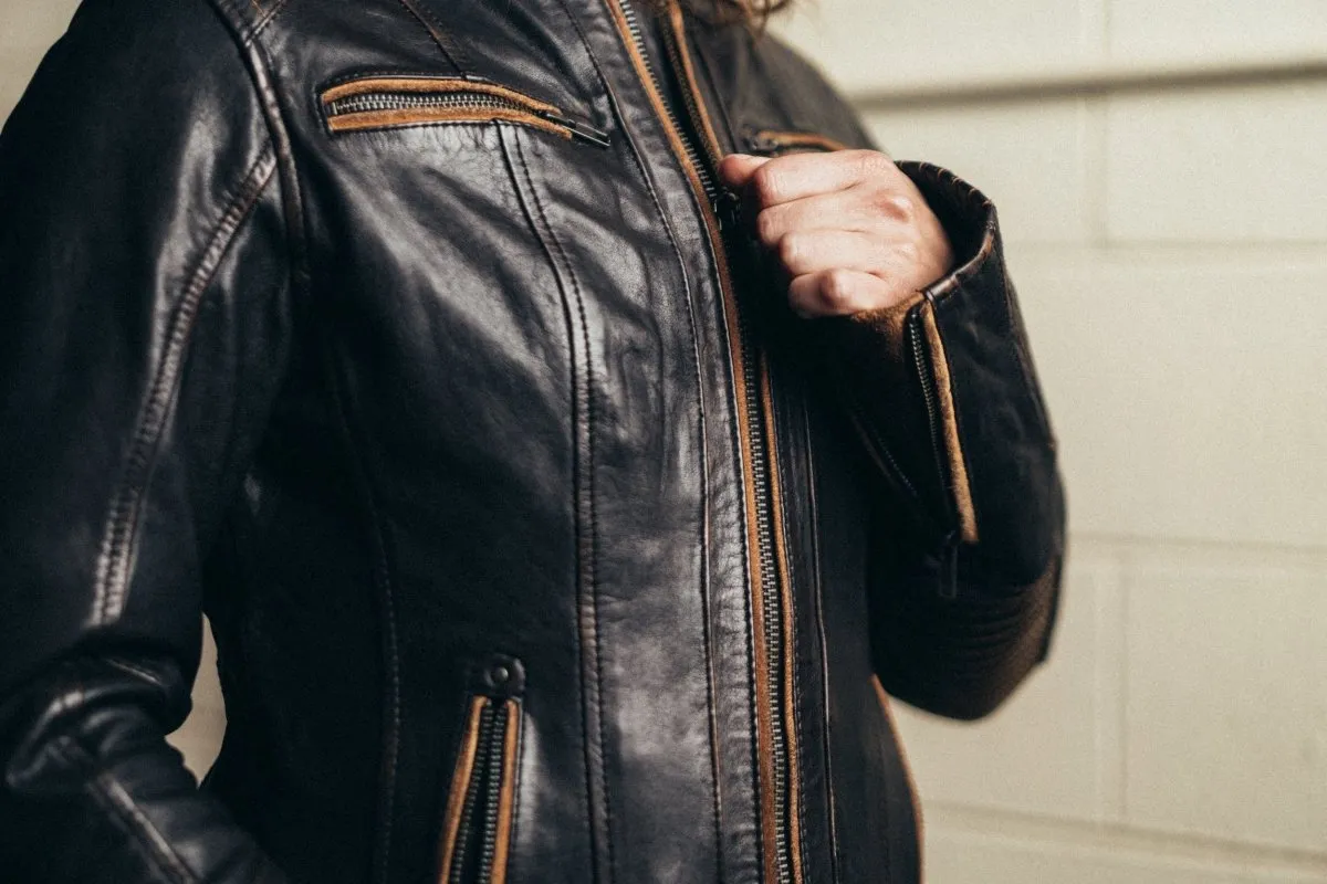 Electra - Women's Motorcycle Leather Jacket