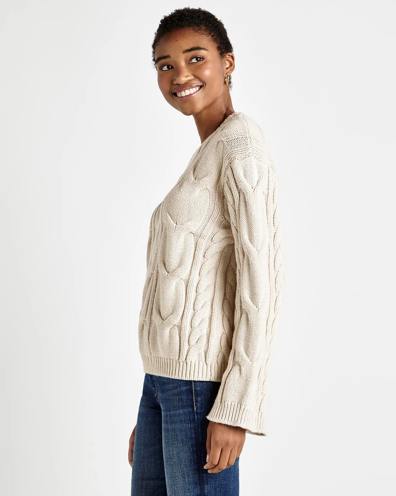 Esra Cable Sweater