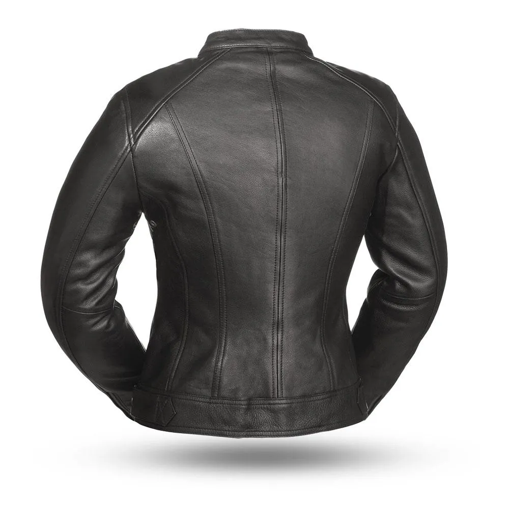 Fashionista - Women's Motorcycle Leather Jacket