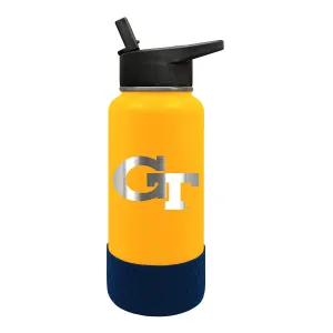 Georgia Tech Yellow Jackets 32oz Thirst Navy Water Bottle