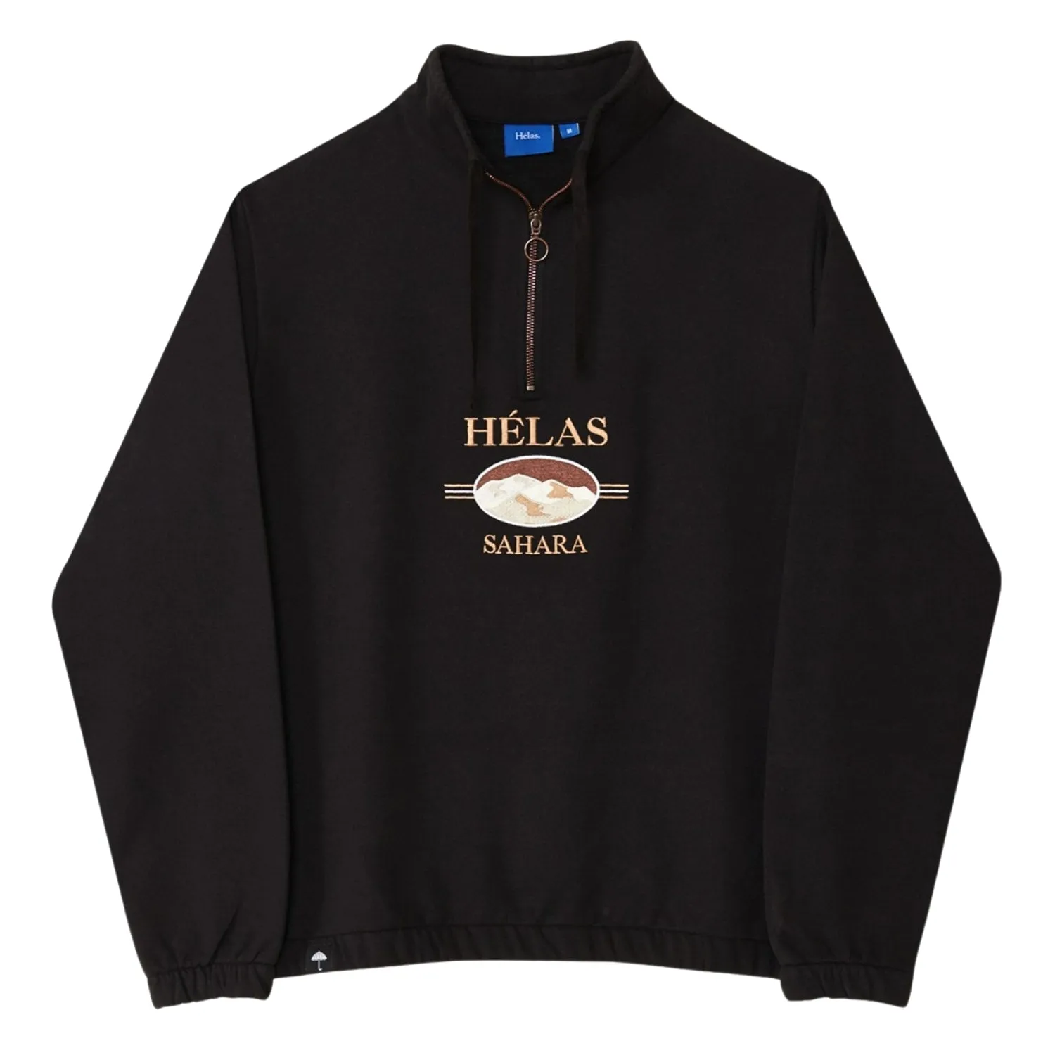 Helas Sahara Quarter Zip - Black