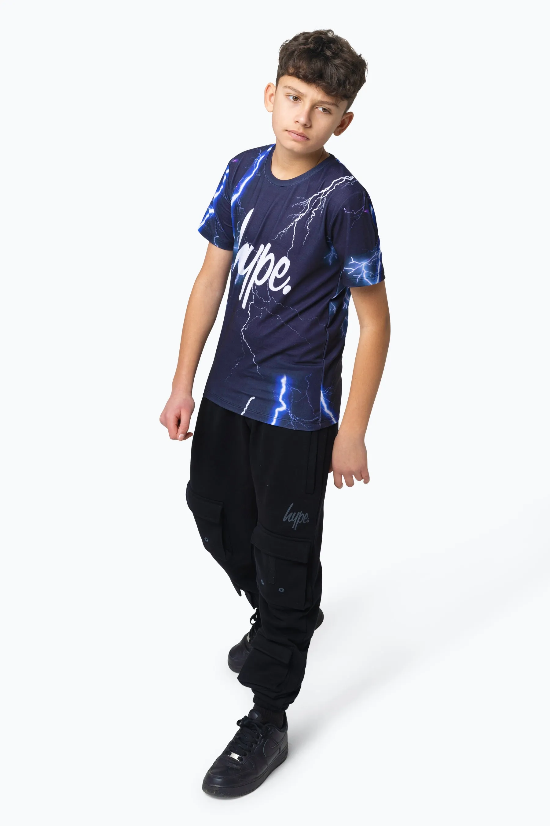 Hype Boys Multi Lightning T-Shirt