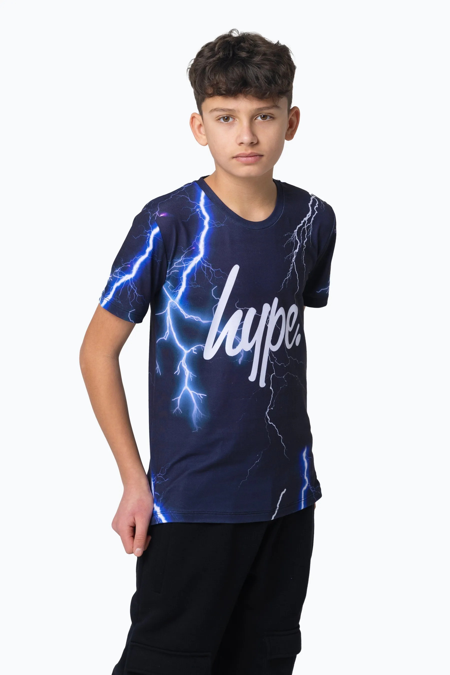 Hype Boys Multi Lightning T-Shirt