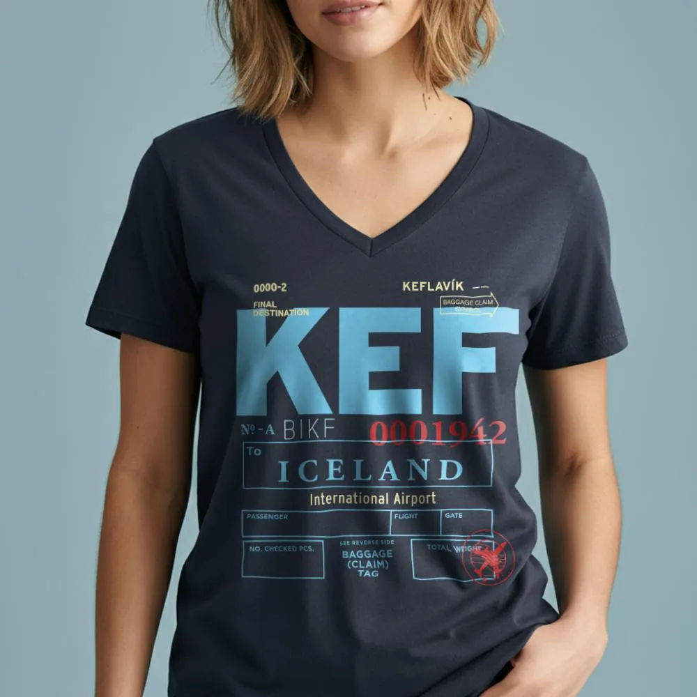 KEF - Women's V-Neck T-Shirt