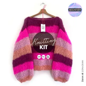 Knitting Kit – MYPZ Basic Chunky Pullover Lauren No15 – Beginner (ENG-NL)