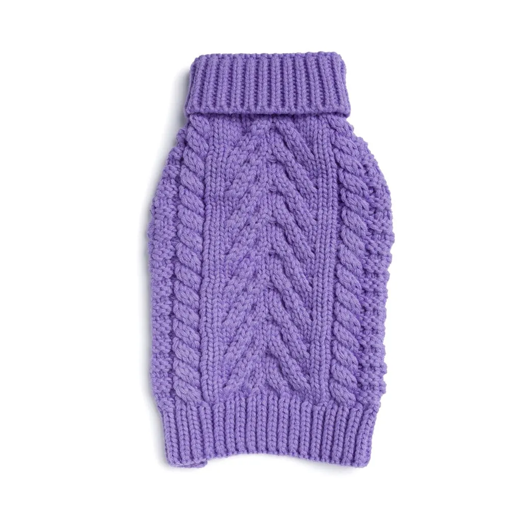 Lilac Super Chunky Sweater