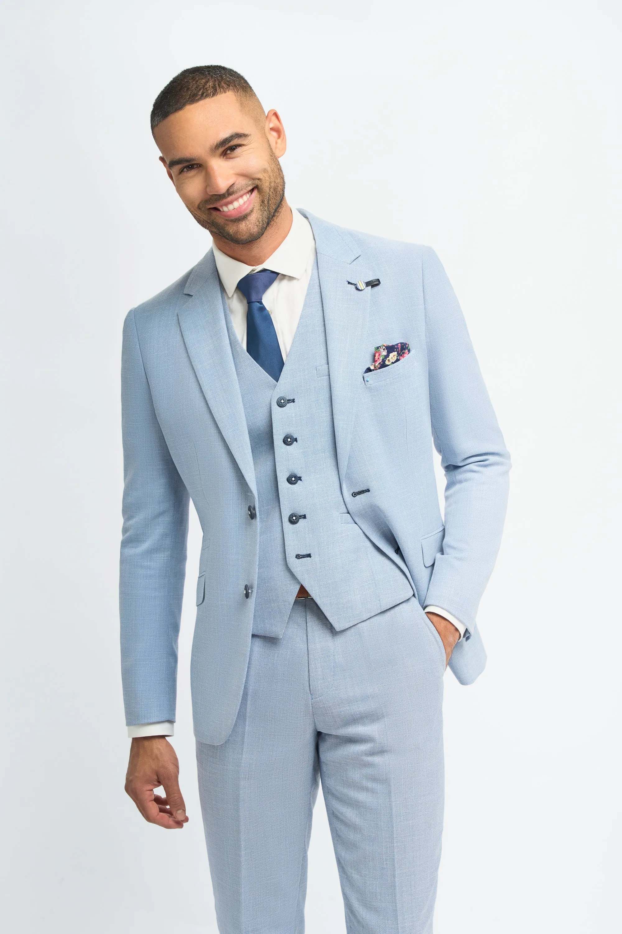 Miami Sky Three Piece Suit