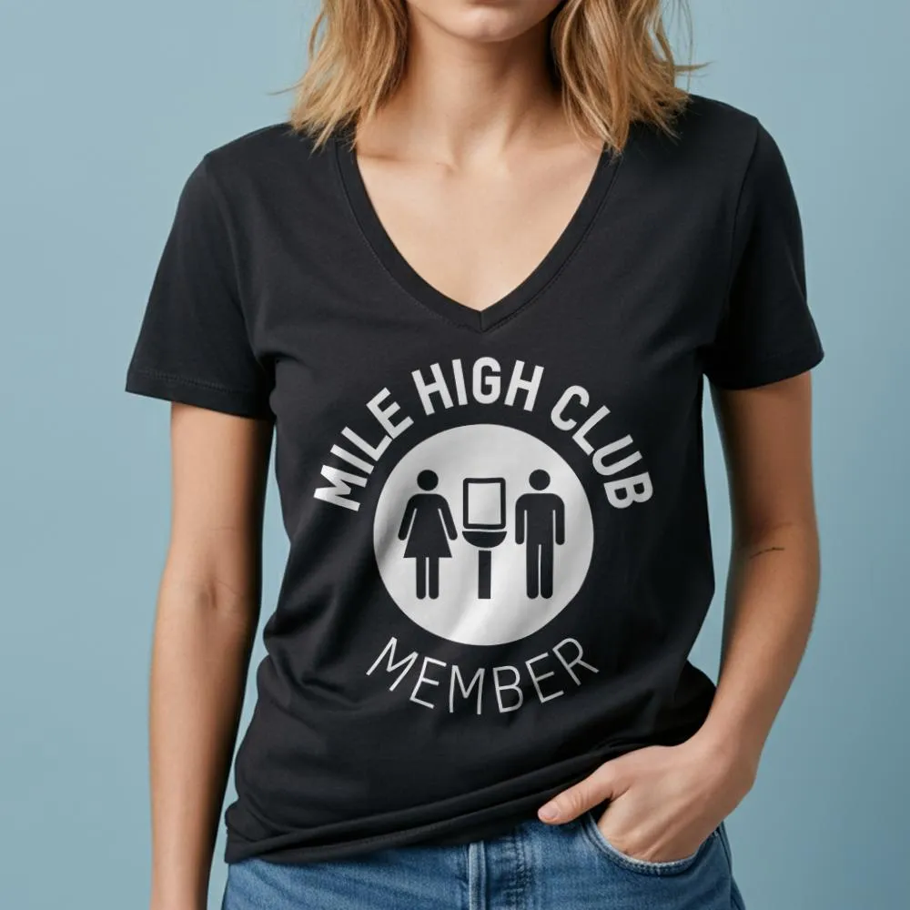 Mile High Club - Women's V-Neck T-Shirt