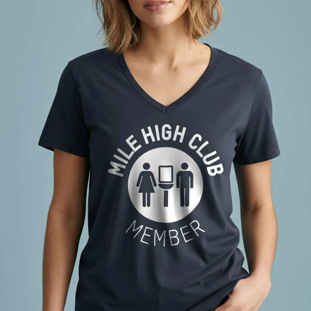 Mile High Club - Women's V-Neck T-Shirt