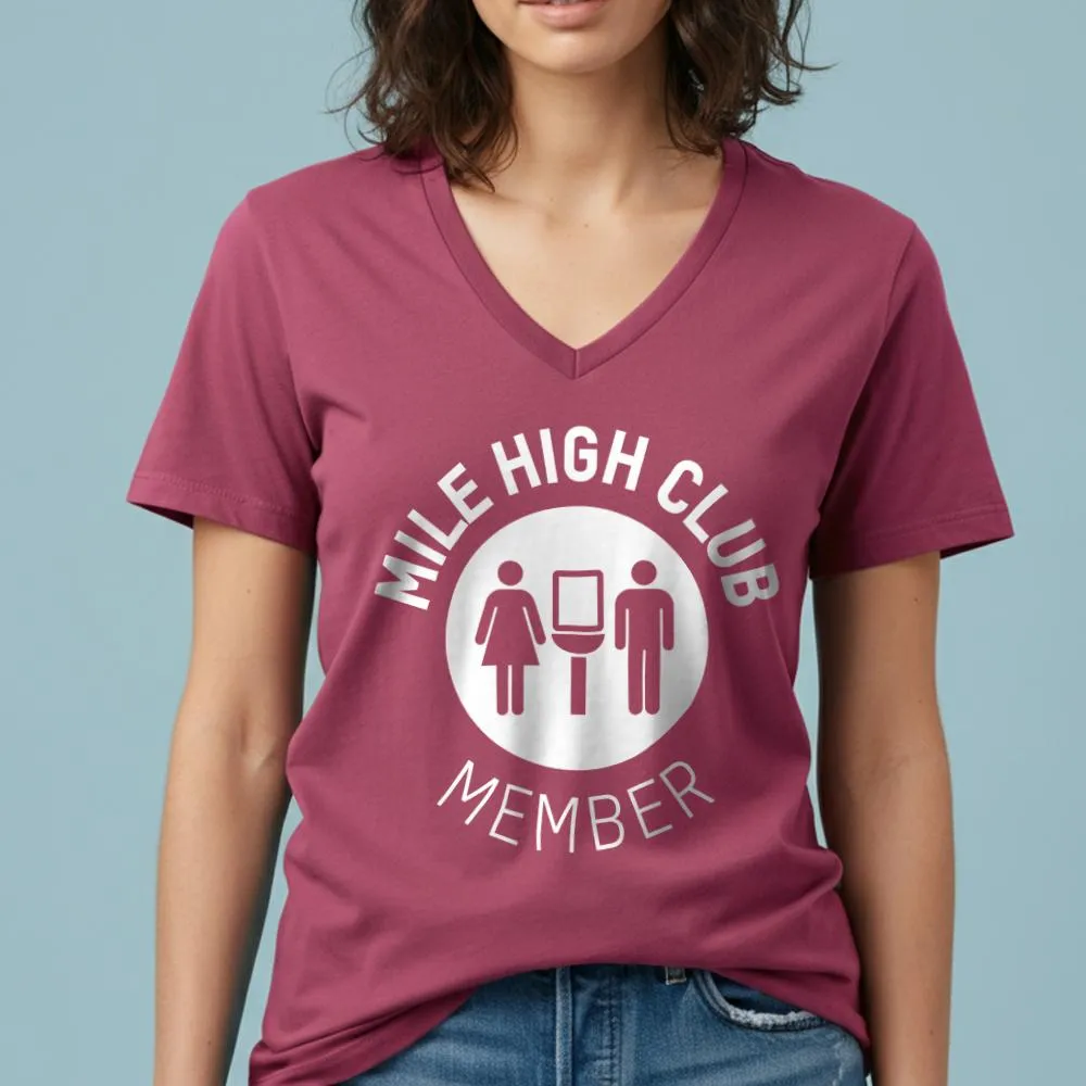 Mile High Club - Women's V-Neck T-Shirt