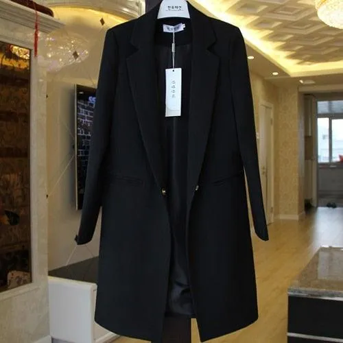 Miss Presidential - Women's Long Coat Blazer