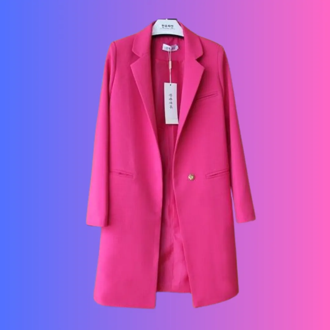 Miss Presidential - Women's Long Coat Blazer