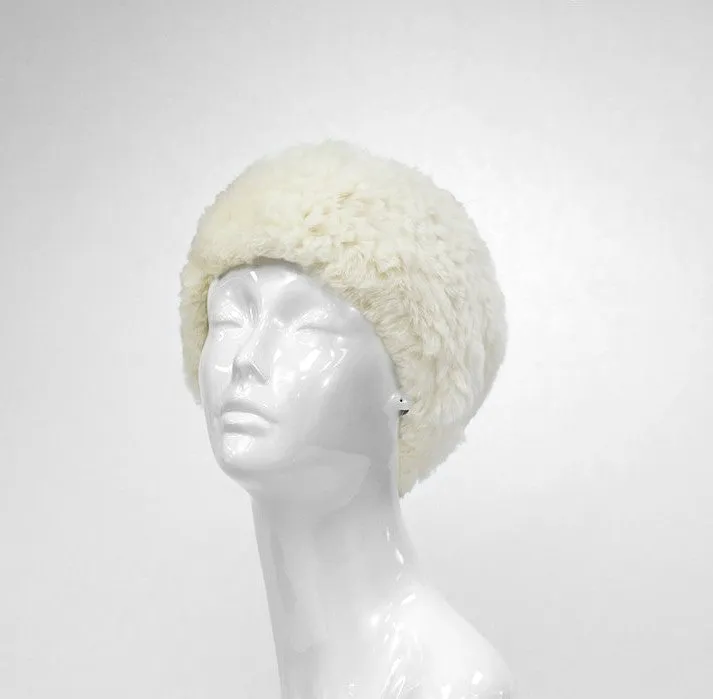 Mitchie's | Knitted Rabbit Fur Headband