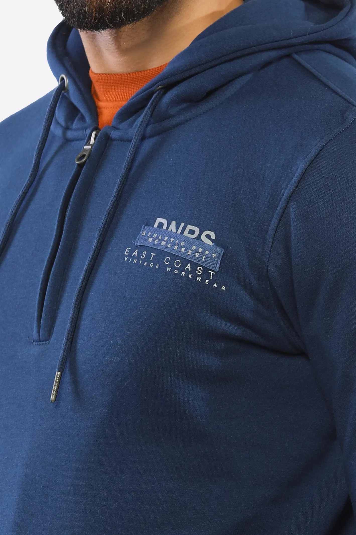 Navy Blue Basic Hoodie