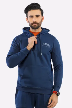 Navy Blue Basic Hoodie