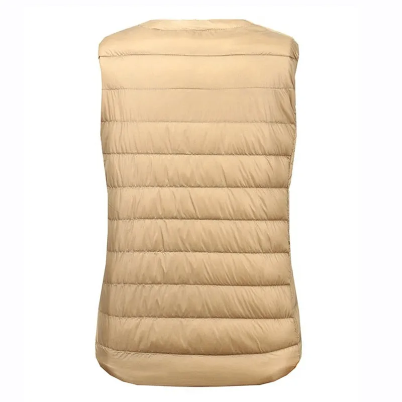 NewBang Brand 7XL 8XL Large Size Waistcoat Women's Warm Vest Ultra Light Down Vest Women Portable Sleeveless Winter Warm Liner