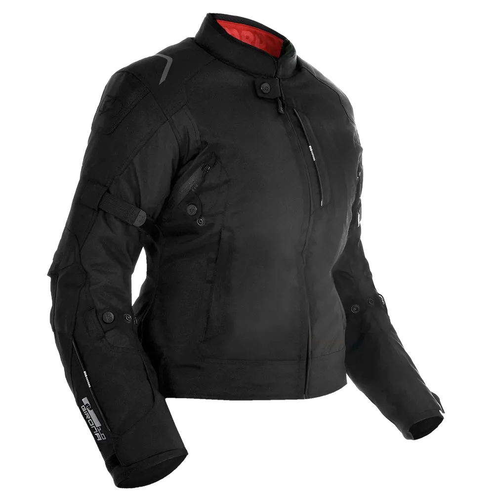 Oxford Girona 1.0 Ladies Waterproof Textile Jacket - Stealth Black