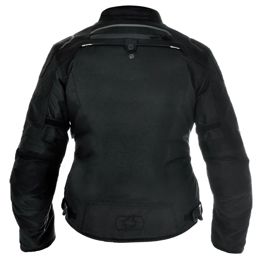 Oxford Girona 1.0 Ladies Waterproof Textile Jacket - Stealth Black