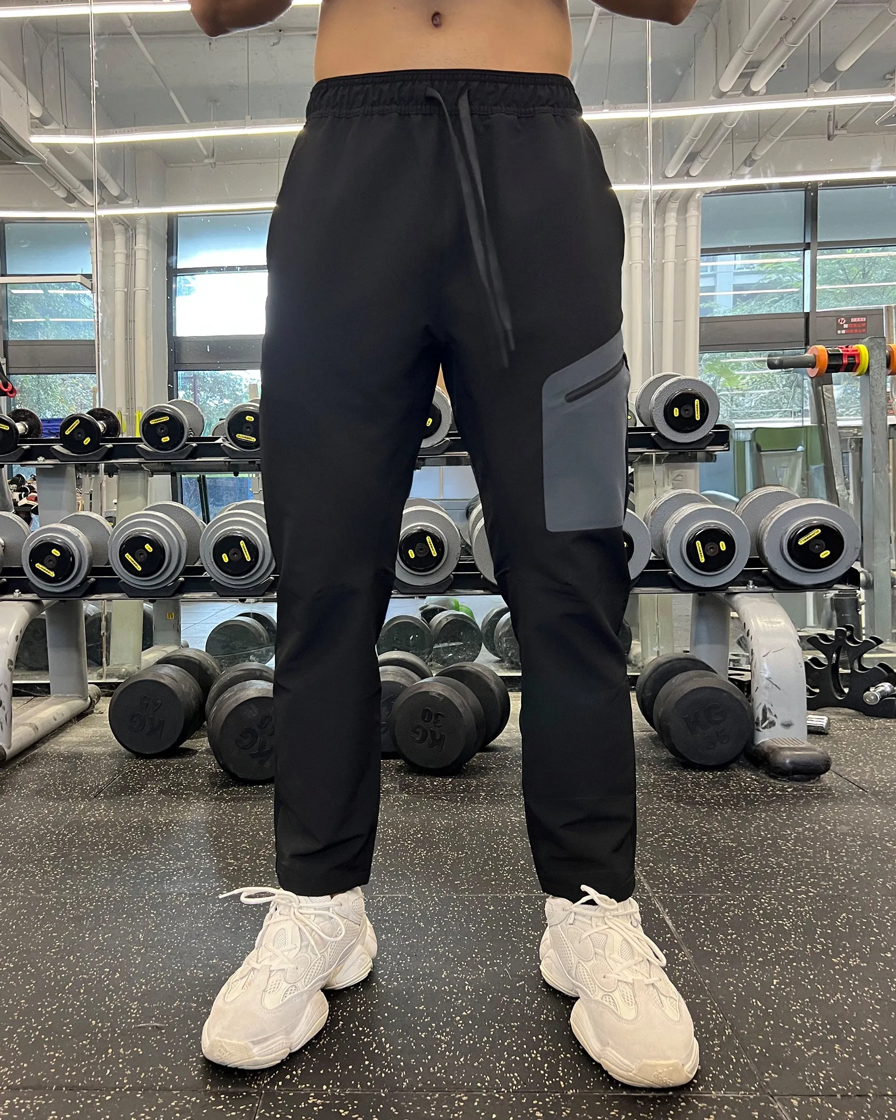 Paneled Pocket Waterproof Fleece Tech Pants