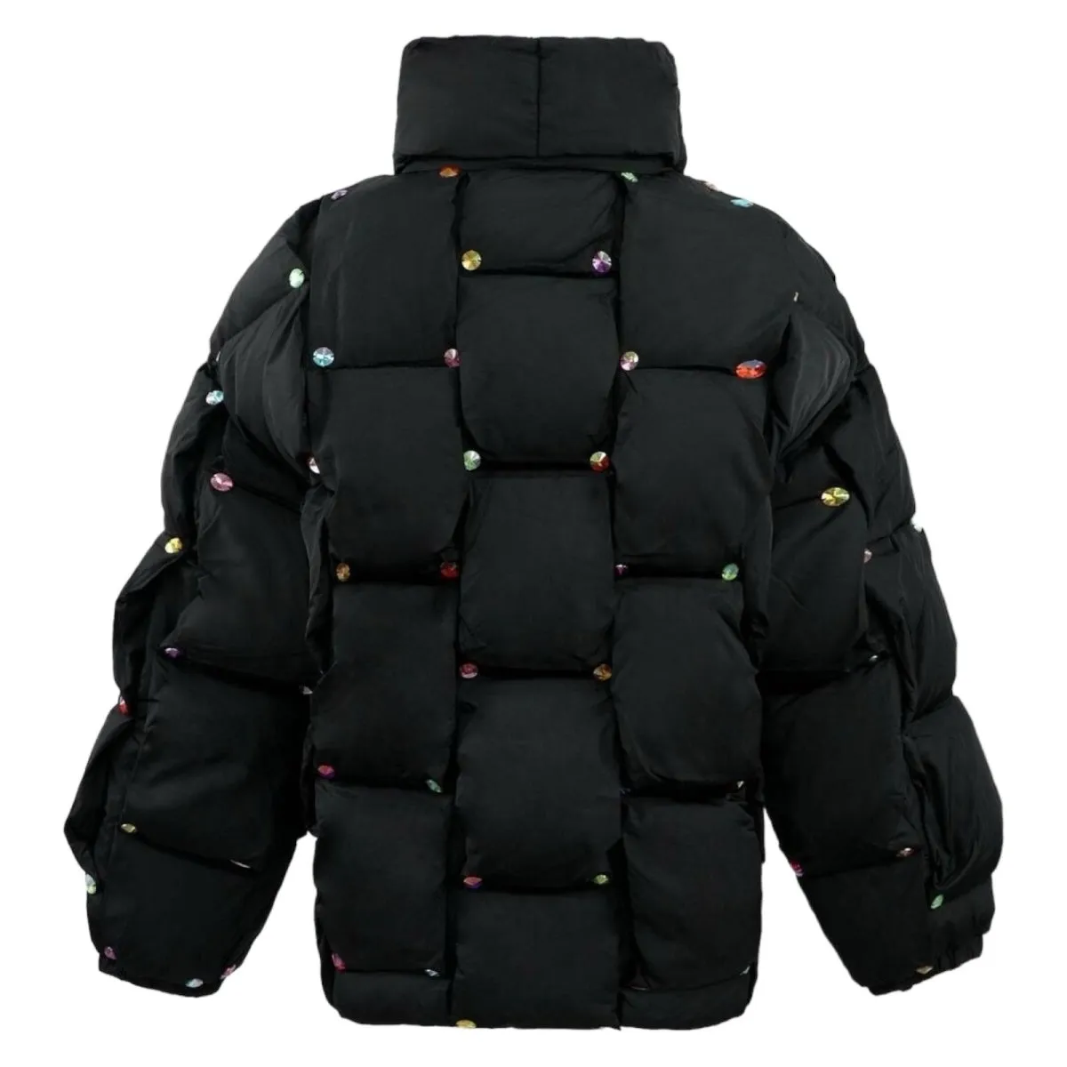 RAINBOW GEM GUILTED PUFFER JACKET