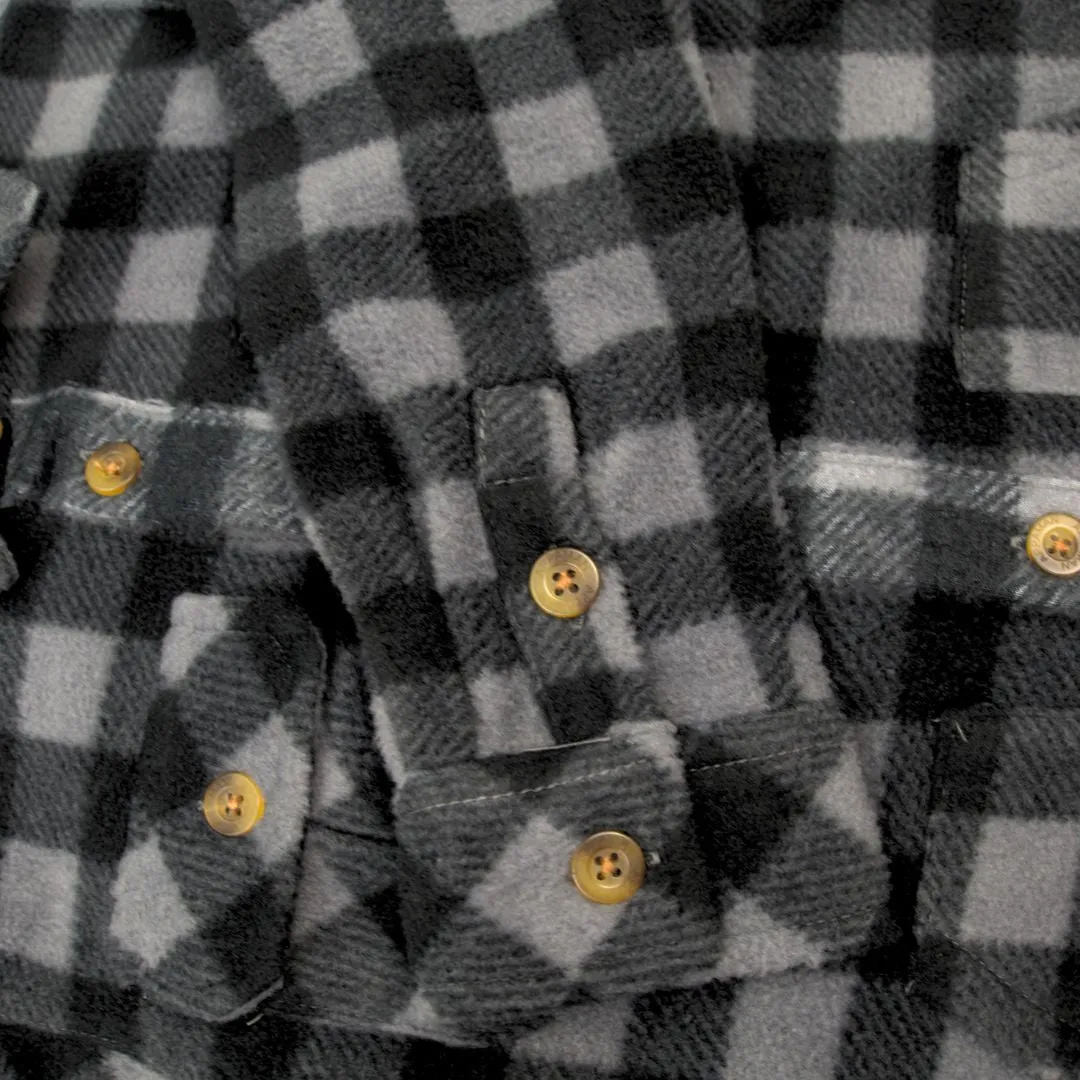 Snow Fleece Shirt | Grey/Black Check