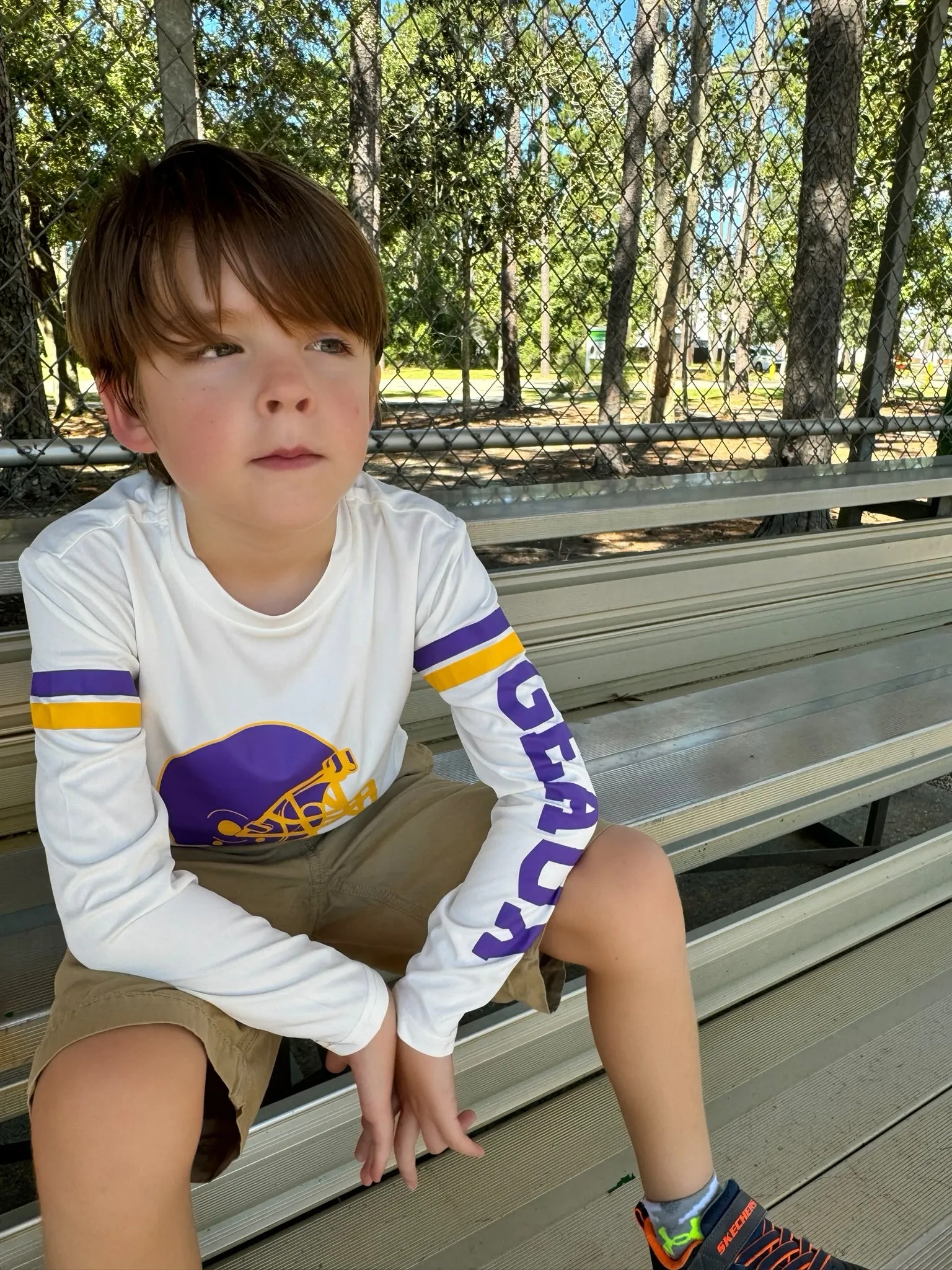 SPF 50  Game Day Shirts for Boys in Geaux