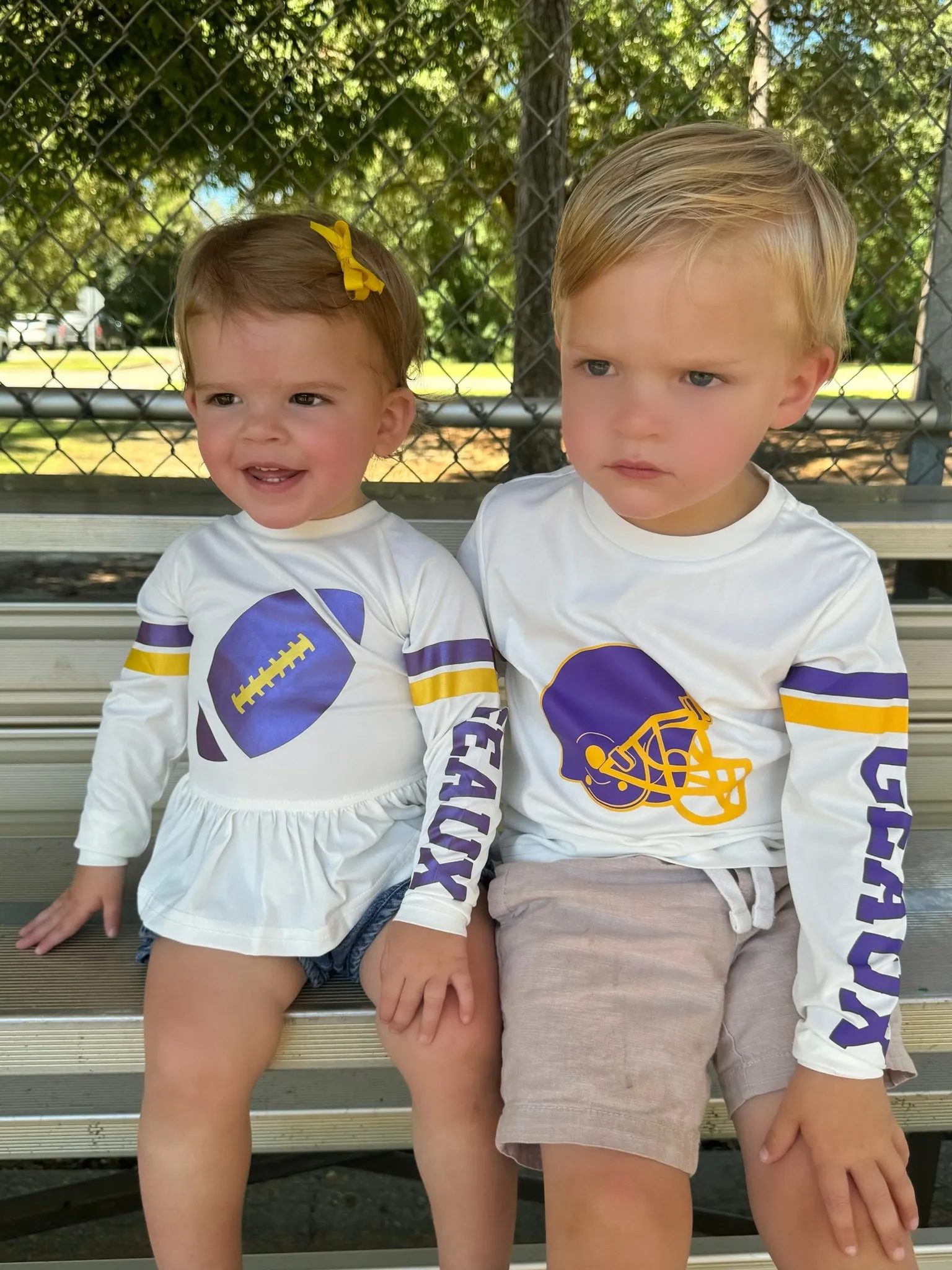 SPF 50  Game Day Shirts for Boys in Geaux