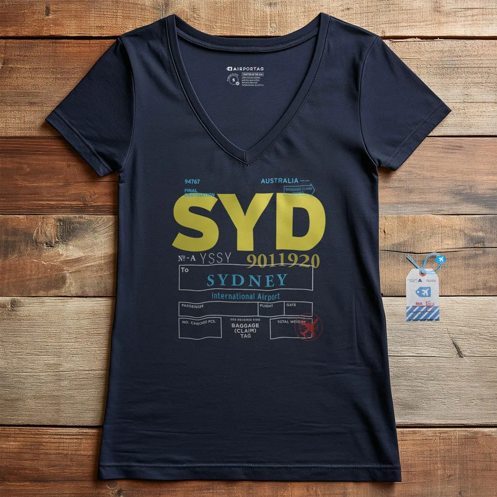 SYD - Women's V-Neck T-Shirt