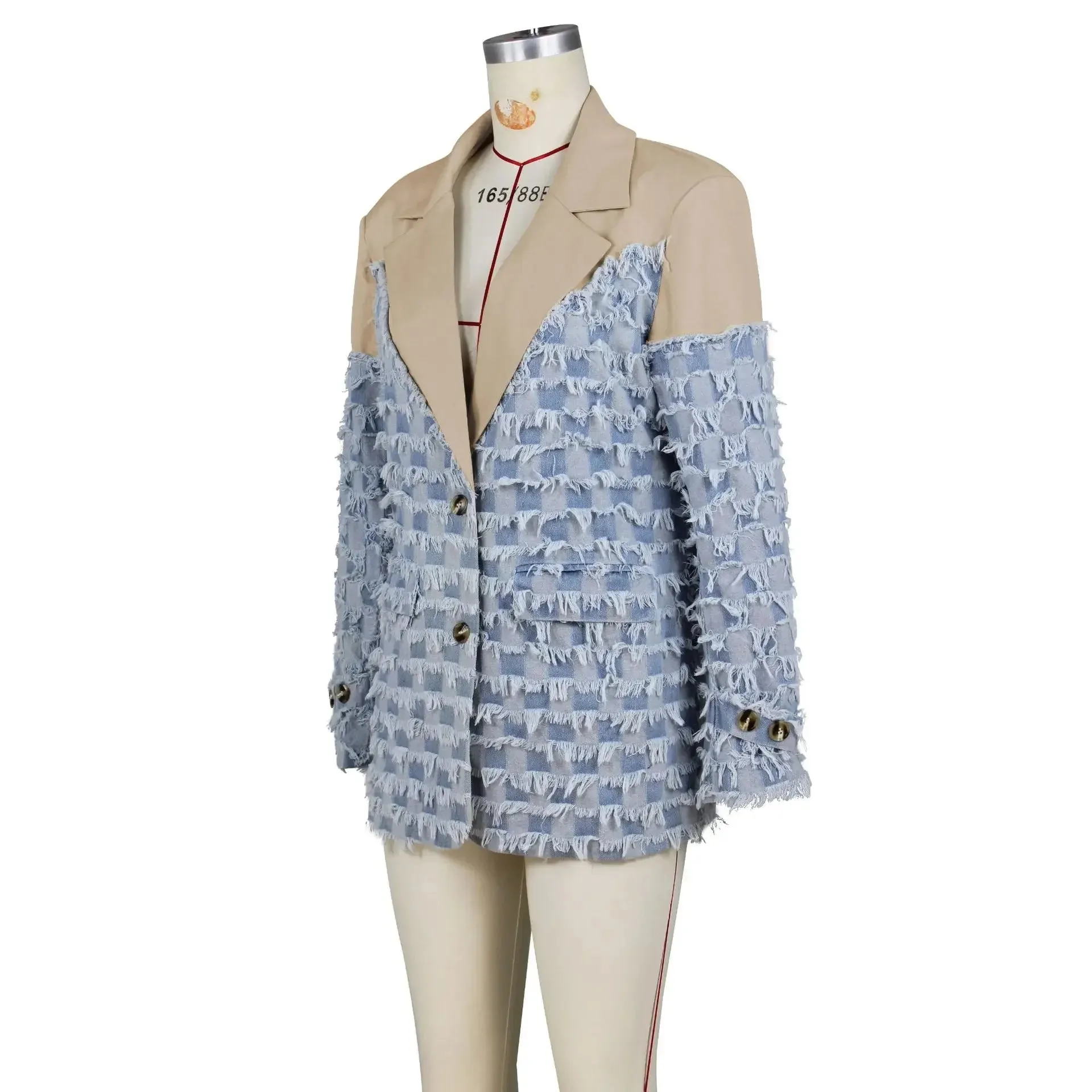 Tari Luxury Designer Patchwork Blazers (Jackets)