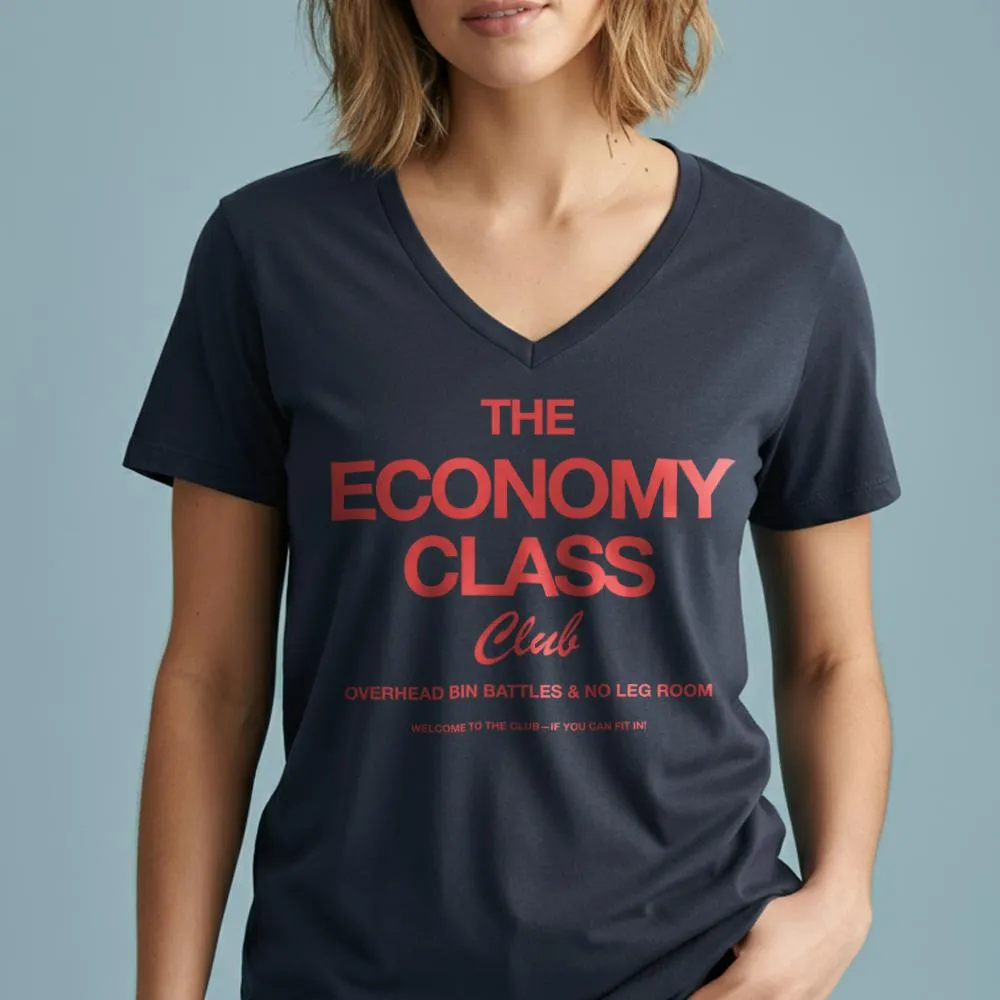 The Economy Class Club - Women's V-Neck T-Shirt