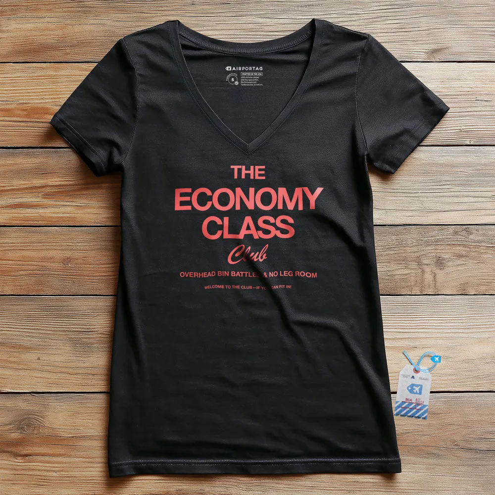 The Economy Class Club - Women's V-Neck T-Shirt