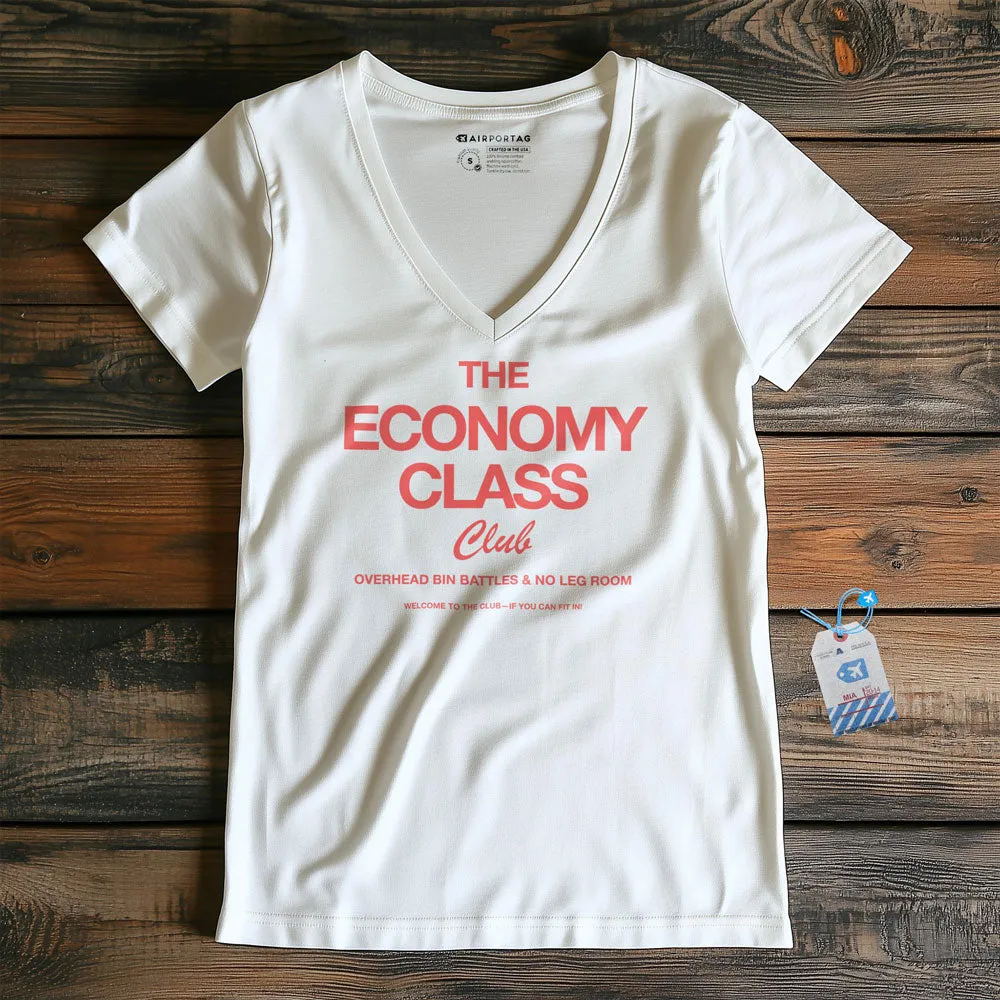 The Economy Class Club - Women's V-Neck T-Shirt