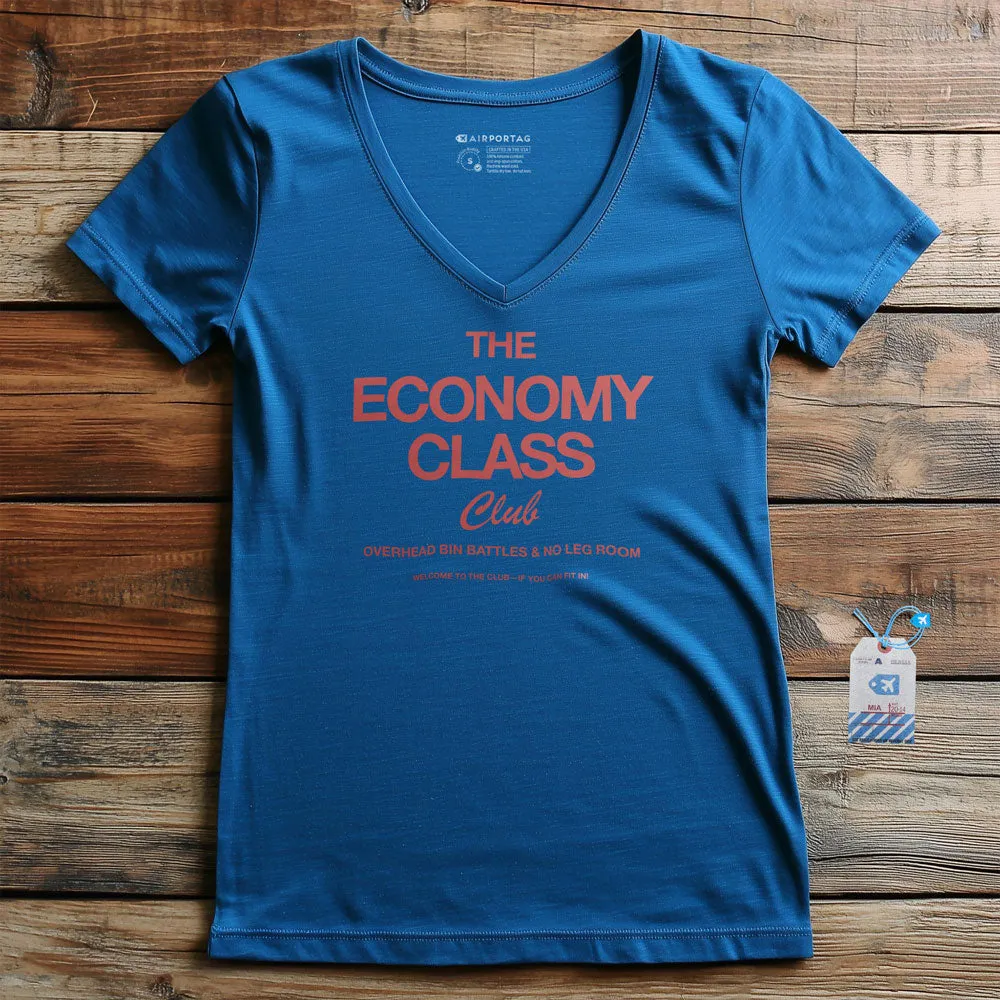 The Economy Class Club - Women's V-Neck T-Shirt