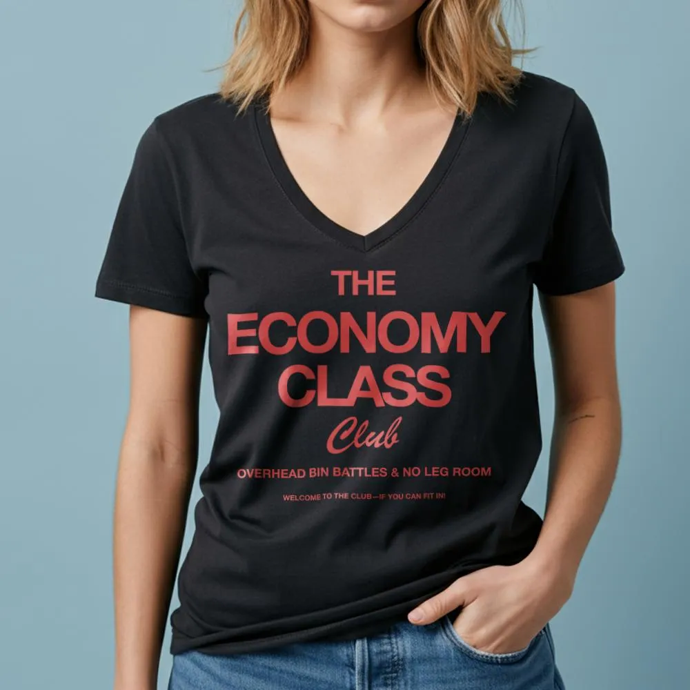 The Economy Class Club - Women's V-Neck T-Shirt