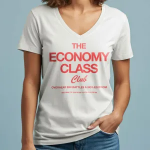 The Economy Class Club - Women's V-Neck T-Shirt