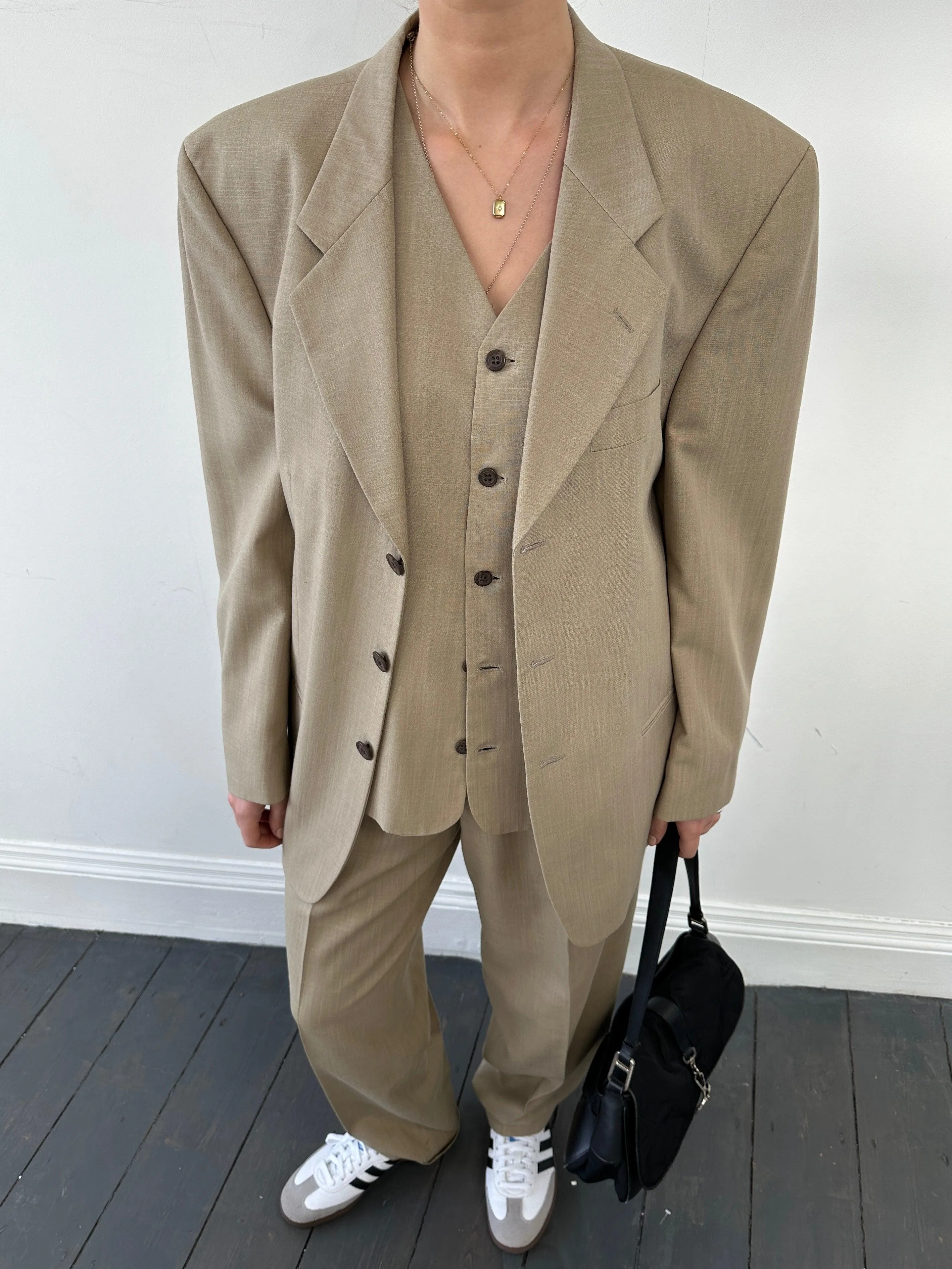 Vintage Three Piece Suit - 38R/W30