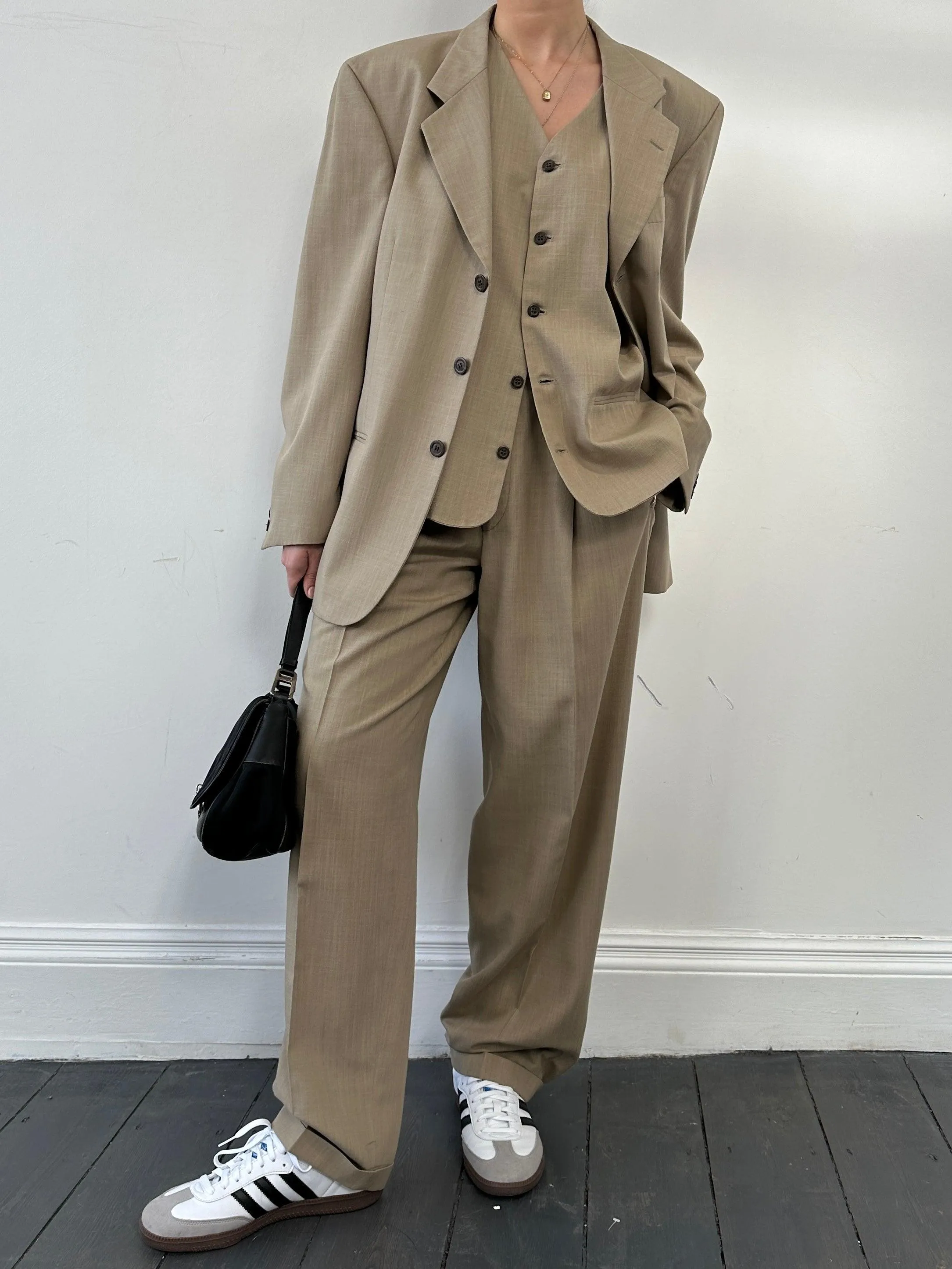 Vintage Three Piece Suit - 38R/W30